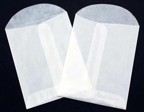Pergamentpapier Umschläge 9.5x12cm (100 Stück) [G12]