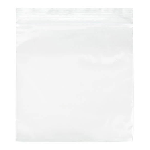 Druckverschlussbeutel Transparent 12.5x12.5cm PE 50 Mikron (100 Stück) [2PE55]