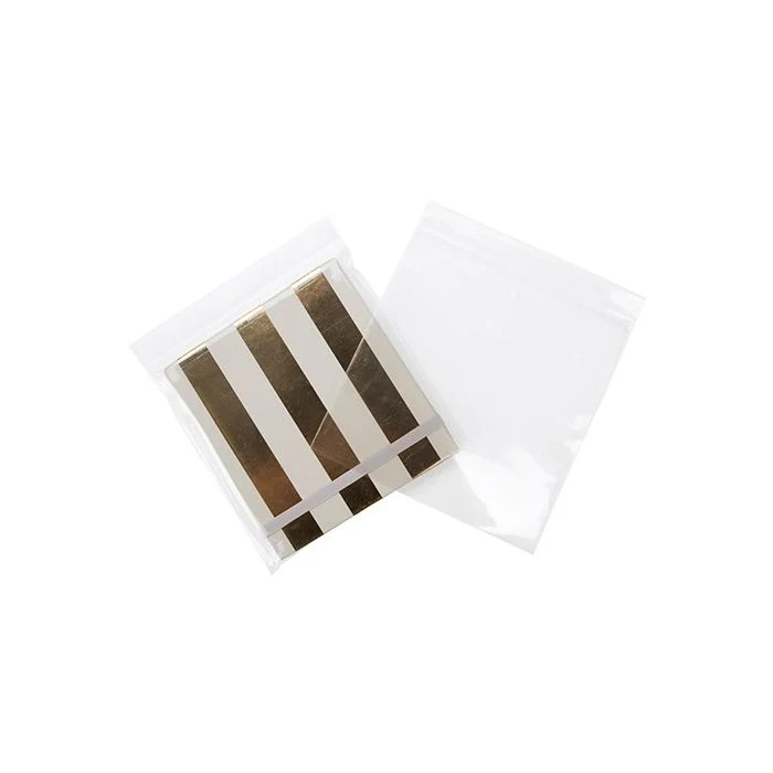 Druckverschlussbeutel mit Luftloch 12.5x12.5cm Transparent PP 50 Mikron (100 Stück) [ZC55V]
