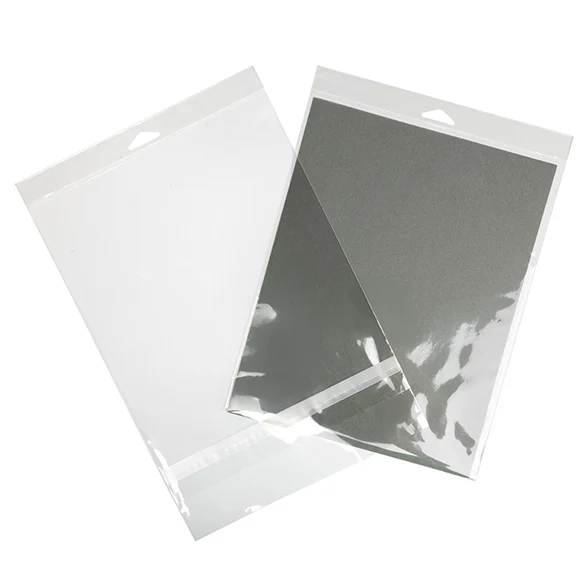 Headerbeutel Transparent 22.7x28.3cm mit Schutzverschluss (100 Stück) [HB811PC]