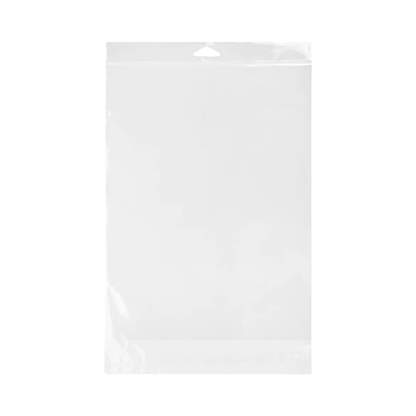Headerbeutel Transparent 23.2x30.5cm mit Schutzverschluss (100 Stück) [HB811HD]