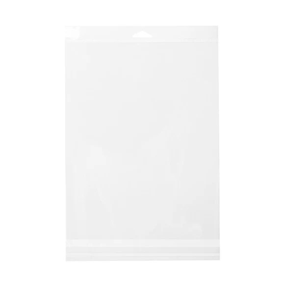 Headerbeutel Transparent 22.2x28.6cm Wiederverschließbar (100 Stück) [HB811S]
