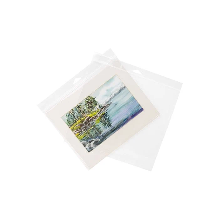 Headerbeutel Transparent 26.5x21cm Wiederverschließbar (100 Stück) [HB8]