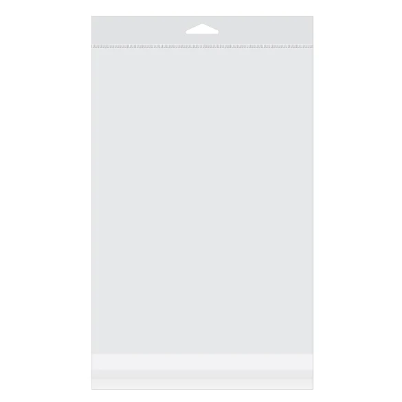 Headerbeutel Transparent 20x27.6cm Wiederverschließbar (100 Stück) [HB7X10]