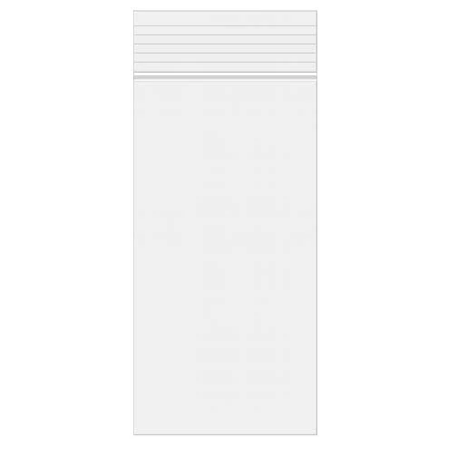 Druckverschlussbeutel Transparent 10x20.5cm PE 100 Mikron (100 Stück) [4PE48]