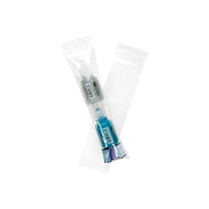 Druckverschlussbeutel 5x20cm Transparent PP 50 Mikron (100 Stück) [ZC28]