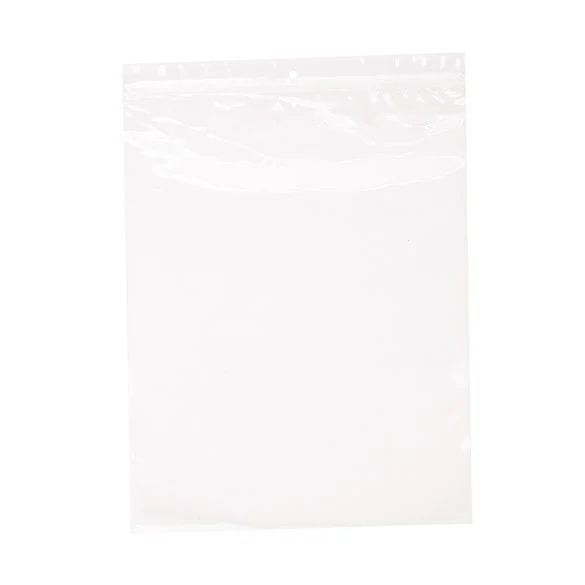 Druckverschlussbeutel mit Euroloch 25.5x33cm Transparent PP 50 Mikron (100 Stück) [ZR1013V]