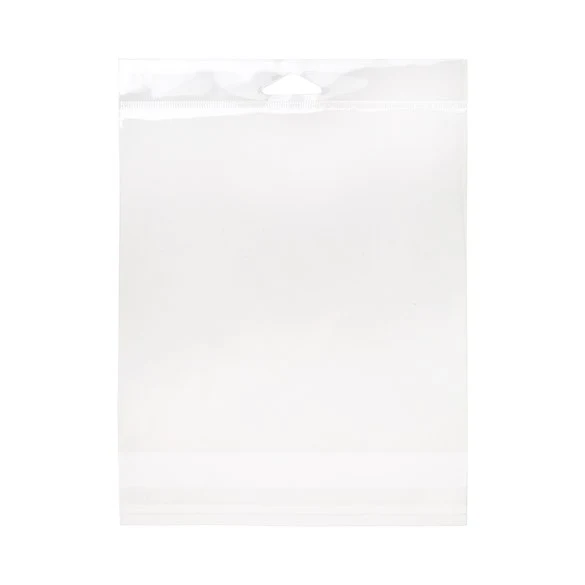 Headerbeutel Transparent 16.8x22.2cm Wiederverschließbar (100 Stück) [HB6X8]
