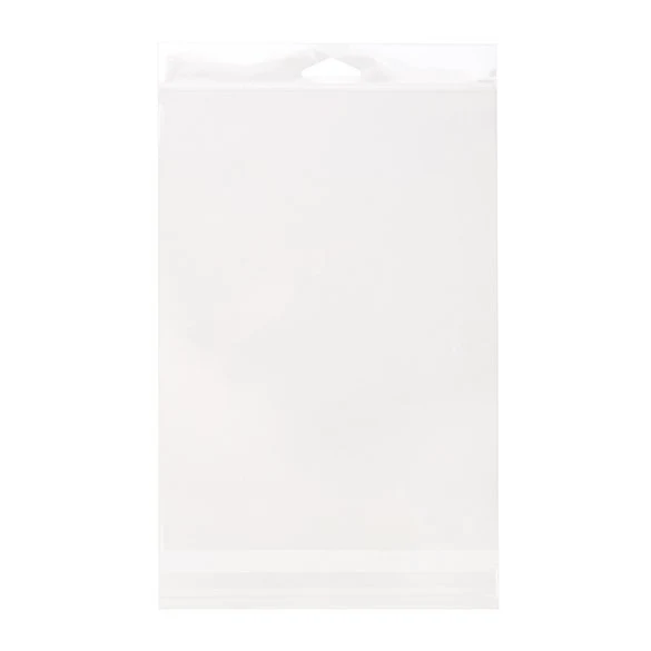 Headerbeutel Transparent 16.5x24.1cm Wiederverschließbar (100 Stück) [HB6H9H]