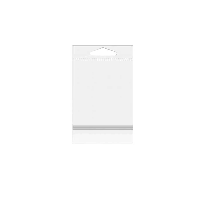 Headerbeutel Transparent 10.8x15.6cm mit Schutzverschluss (100 Stück) [HB4X6PC]