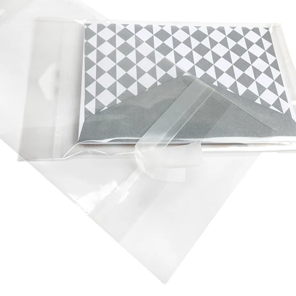Headerbeutel Transparent 10.8x15.6cm mit Schutzverschluss (100 Stück) [HB4X6PC]