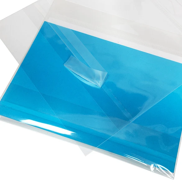 Headerbeutel Transparent 15.9x11.4cm mit Schutzverschluss (100 Stück) [HB46PC]