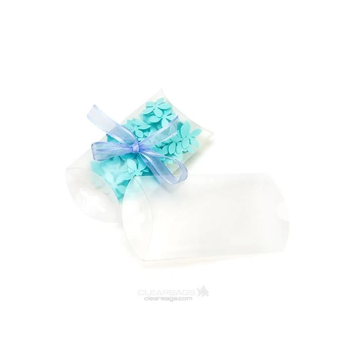 Kissenschachteln Frostweiß 7.6x2.5x12.7cm mit Aufhängeloch (25 Stück) [PBF76]