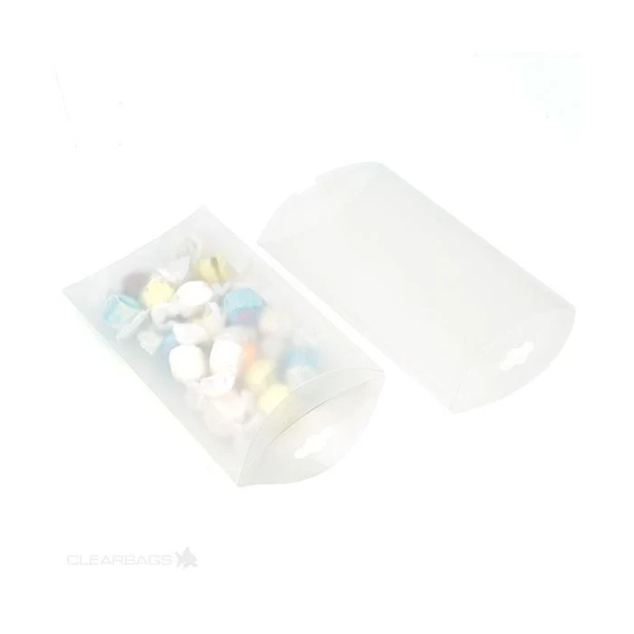 Kissenschachteln Frostweiß 12.7x3.8x19.1cm mit Aufhängeloch (25 Stück) [PBF108]