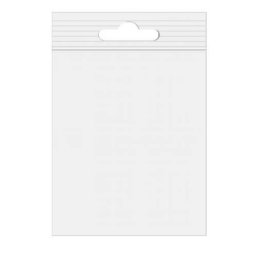 Druckverschlussbeutel mit Euroloch 18x23 Transparent PP 50 Mikron (100 Stück) [ZE79]