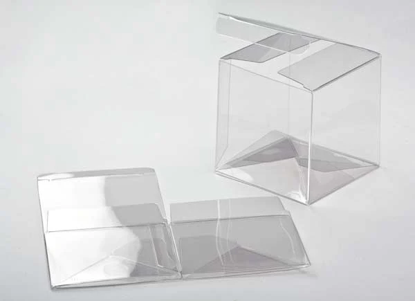 Klarsichtschachteln 10.2x10.2x15.2cm mit Automatikboden (25 Stück) [PLB138]
