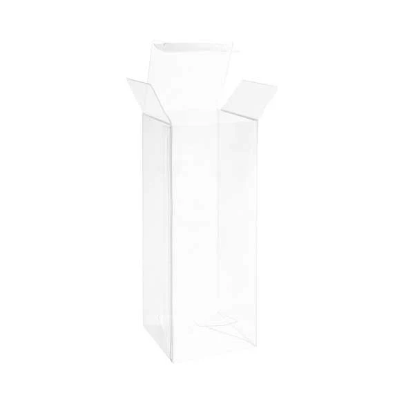 Klarsichtschachteln 5.1x5.1x15.2cm mit Automatikboden (25 Stück) [PLB137]