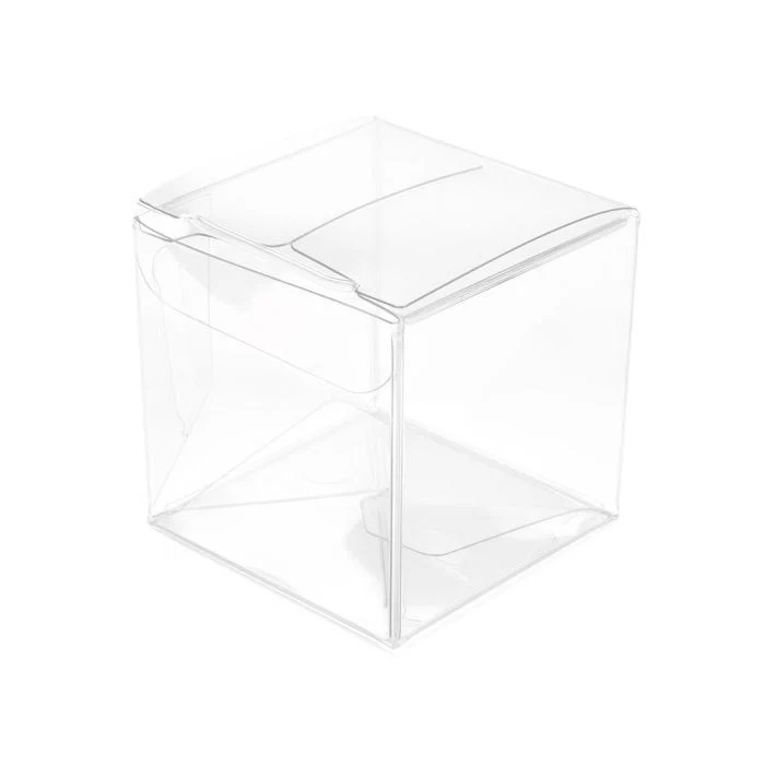 Klarsichtschachteln 5.1x5.1x5.1cm mit Automatikboden (25 Stück) [PLB104]