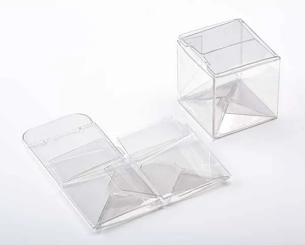 Klarsichtschachteln 3.8x3.8x3.8cm mit Automatikboden (25 Stück) [PLB103]