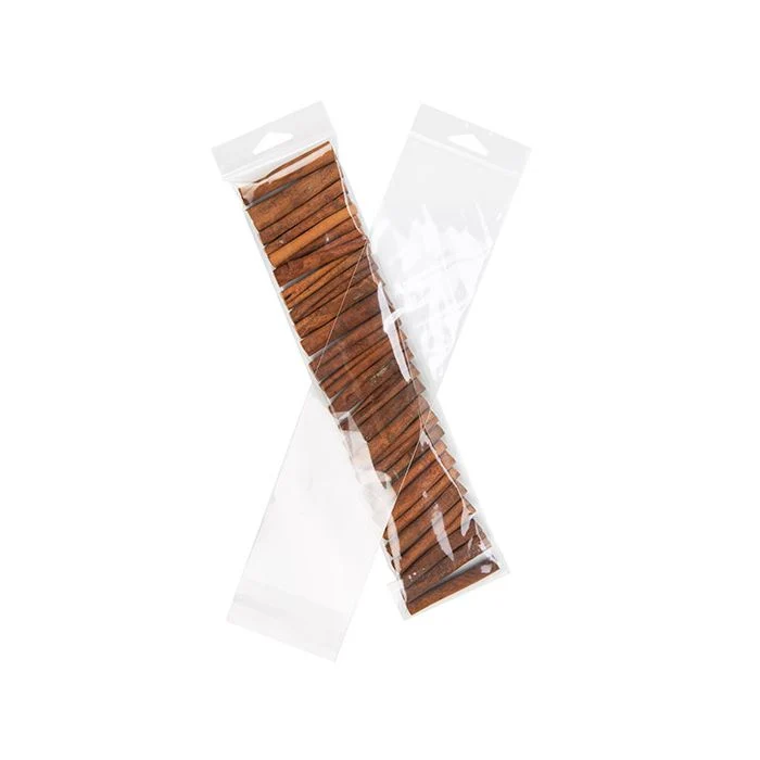 Headerbeutel Transparent 8.3x33.3cm Wiederverschließbar (100 Stück) [HB313S]