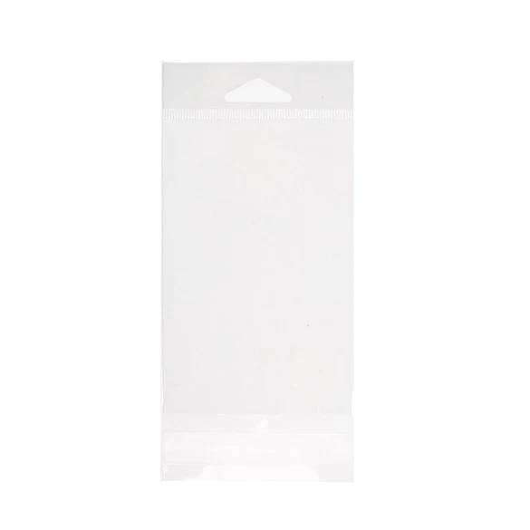 Headerbeutel Transparent 8.4x13cm Wiederverschließbar (100 Stück) [HB3]