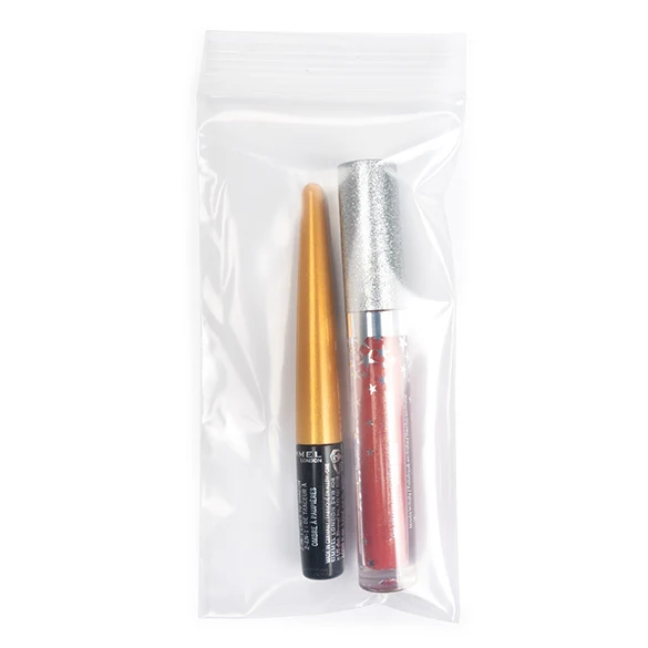 Druckverschlussbeutel Transparent 7.5x15cm PE 100 Mikron (100 Stück) [4PE36]