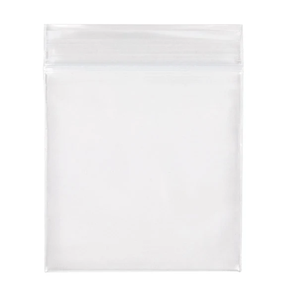 Druckverschlussbeutel Transparent 7.5x7.5cm PE 100 Mikron (100 Stück) [4PE33]