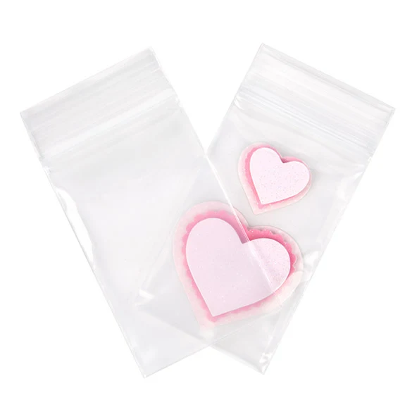 Druckverschlussbeutel Transparent 5x7.5cm PE 100 Mikron (100 Stück) [4PE23]