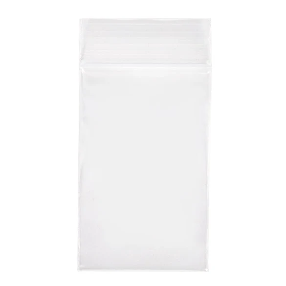 Druckverschlussbeutel Transparent 5x7.5cm PE 100 Mikron (100 Stück) [4PE23]