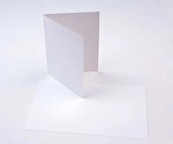 Glückwunschkarten Weiß 15,9x11,7cm Mohawk Options 100% Recycelt Einfach (50 Stück) [PF10]