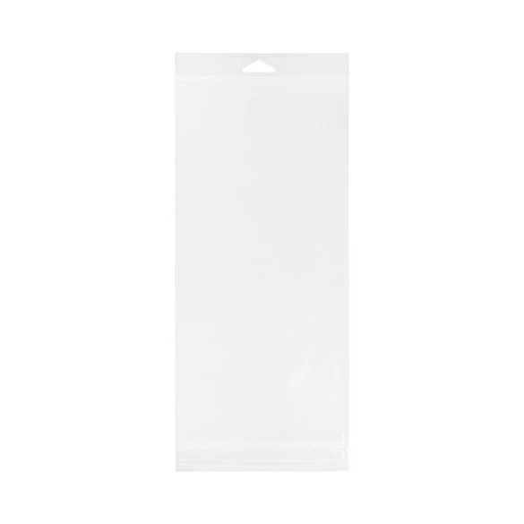 Headerbeutel Transparent 15.7x33cm Wiederverschließbar (100 Stück) [HB613]