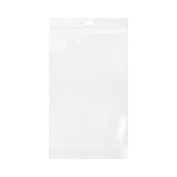 Headerbeutel Transparent 17.6x25.4cm Wiederverschließbar (100 Stück) [HB610]