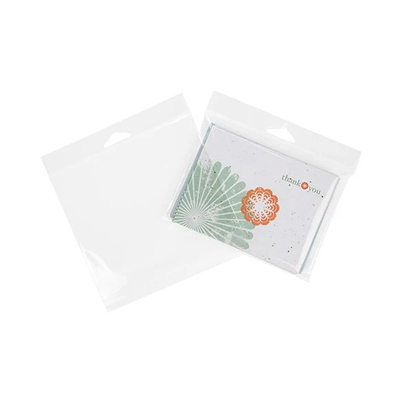 Headerbeutel Transparent 15.9x11.4cm Wiederverschließbar (100 Stück) [HB46]