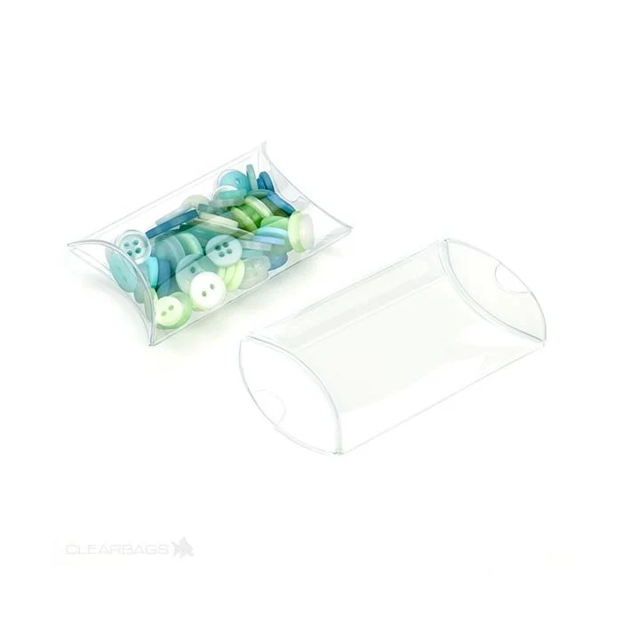 Kissenschachteln Transparent 5.1x1.9x7.6cm (25 Stück) [PB75NH]