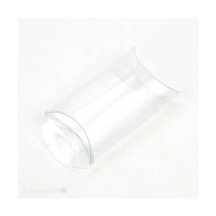 Kissenschachteln Transparent 5.1x1.9x7.6cm mit Aufhängeloch (25 Stück) [PB75]