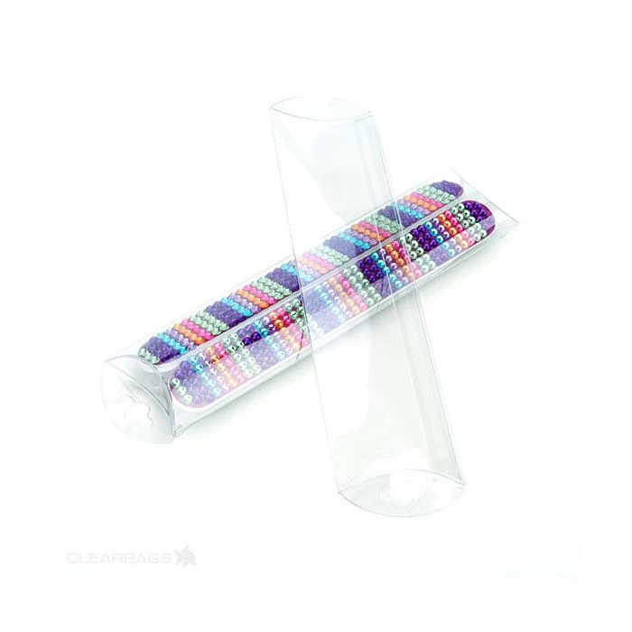 Kissenschachteln Transparent 5.1x1.9x19.7cm mit Aufhängeloch (25 Stück) [PB113]