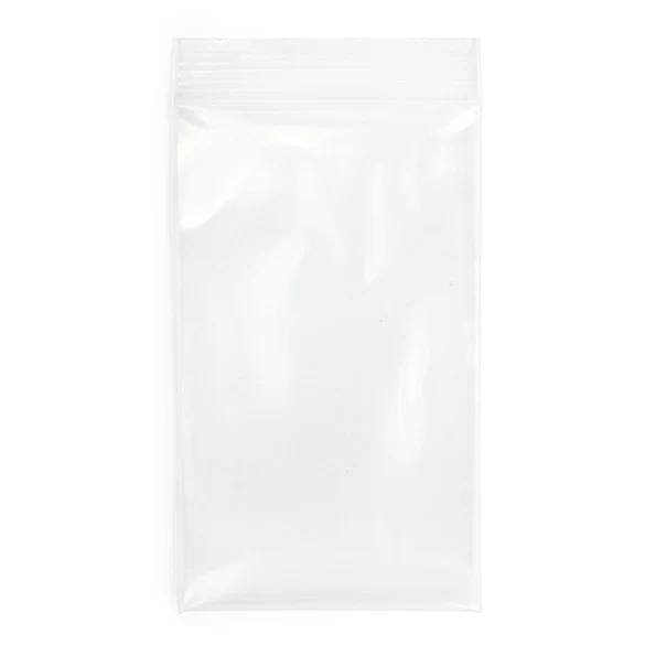 Druckverschlussbeutel Transparent 7.5x12.5cm PE 150 Mikron (100 Stück) [6PE35]