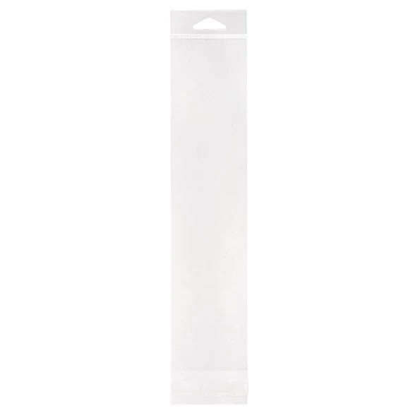 Headerbeutel Transparent 7x30.6cm Wiederverschließbar (100 Stück) [HB2H12]
