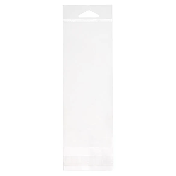 Headerbeutel Transparent 6.4x17.9cm Wiederverschließbar (100 Stück) [HB27]