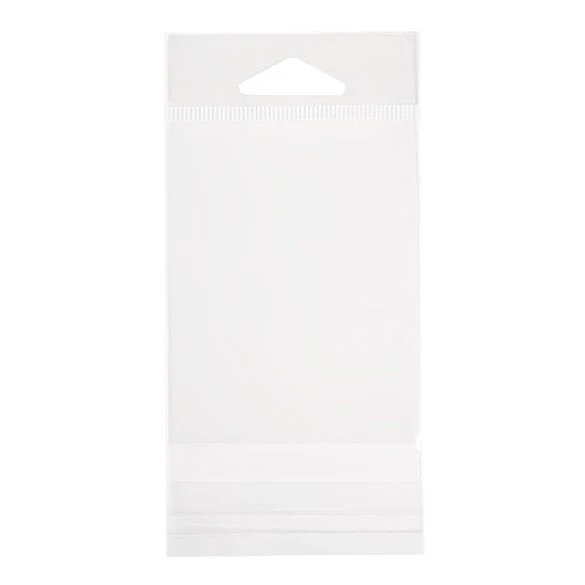 Headerbeutel Transparent 7x8.9cm Wiederverschließbar (100 Stück) [HB23]
