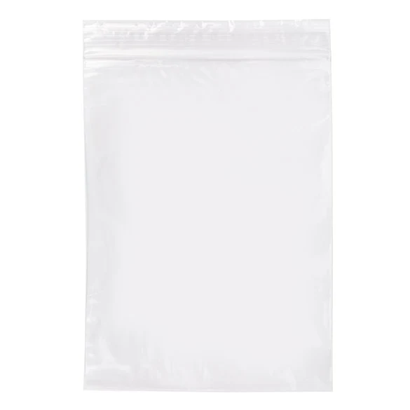 Druckverschlussbeutel Transparent 15x20.5cm PE 50 Mikron (100 Stück) [2PE68]