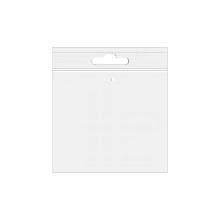 Druckverschlussbeutel mit Euroloch 33x33cm Transparent PP 50 Mikron mit Euroloch (100 Stück) [ZE1313V]