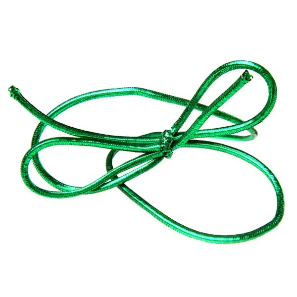Dekogummi Metallisch Grün - 40.5cm (50 Stück) [16MGR]