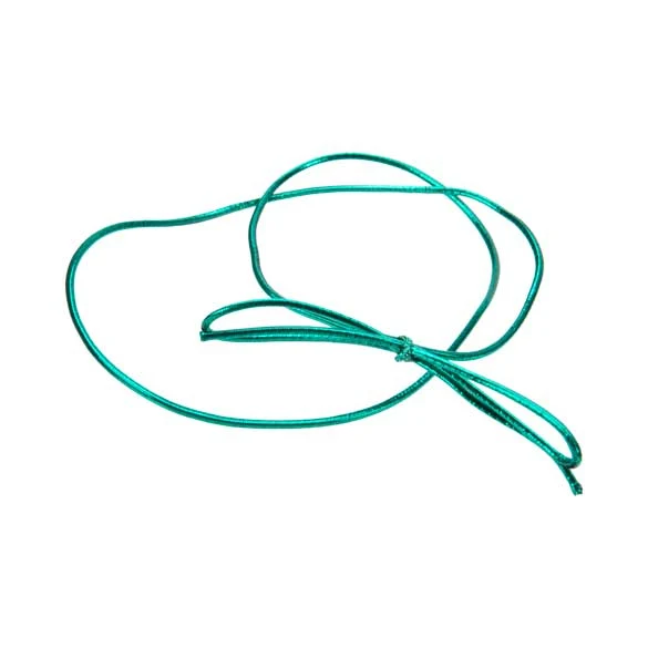 Dekogummi Metallisch Grün - 40.5cm (50 Stück) [16MGR]
