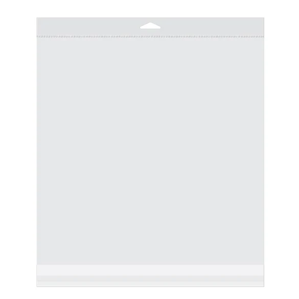 Headerbeutel Transparent 33x33cm Wiederverschließbar (100 Stück) [HB13X13E]