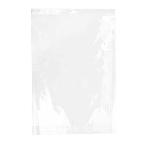 Headerbeutel Transparent 31.6x41.2cm Wiederverschließbar (100 Stück) [HB12]