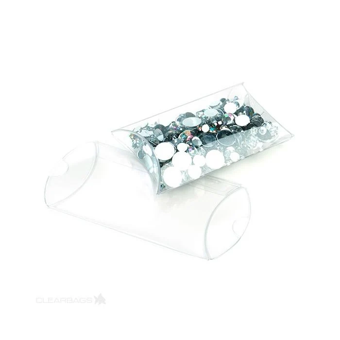 Kissenschachteln Transparent 6.4x2.2x10.2cm (25 Stück) [PB100NH]