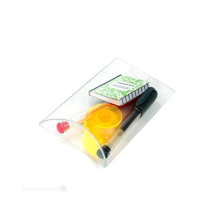 Kissenschachteln Transparent 6.4x2.2x10.2cm (25 Stück) [PB100NH]