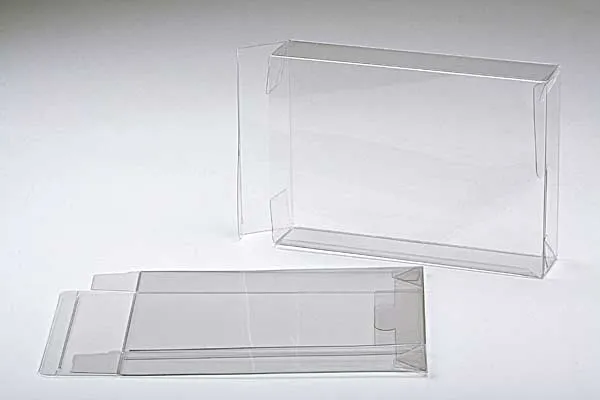 Klarsichtschachteln 13.7x3.8x18.7cm mit Automatikboden (25 Stück) [PLB72]