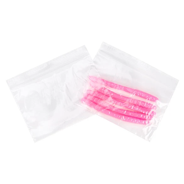 Druckverschlussbeutel Transparent 15x10cm PE 50 Mikron (100 Stück) [2PE64]